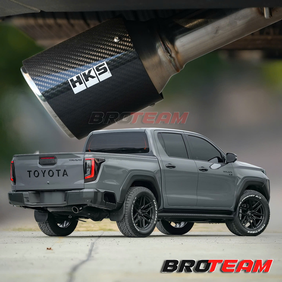 Pô HKS Legamax thể thao cho Toyota Hilux