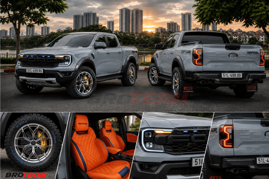 Tổng quan cấu hình nâng cấp Ford Ranger Raptor 3.0 V6