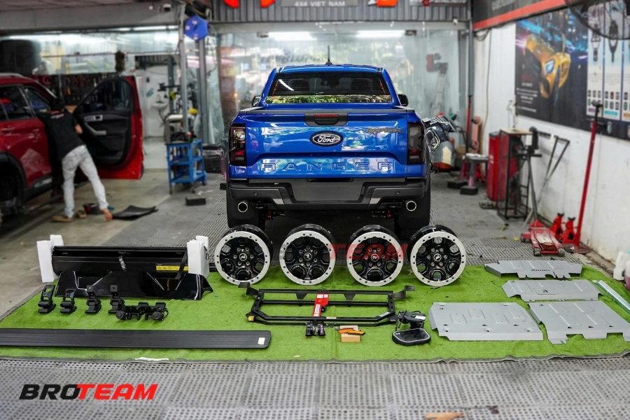 Tổng thể gói độ full option cho xe Ford Ranger Raptor