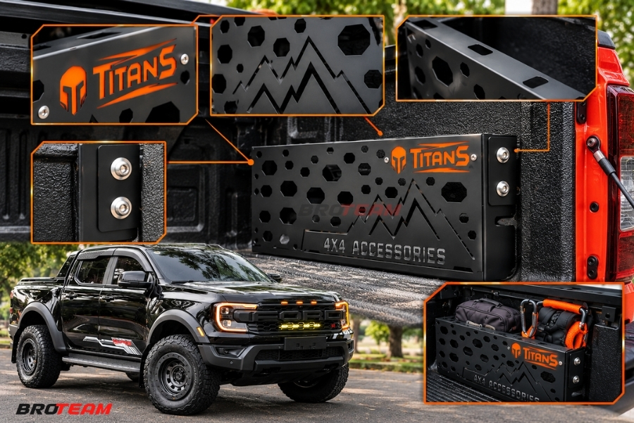 Hộp Đựng Đồ TITANS Gắn Thành Thùng Bán Tải