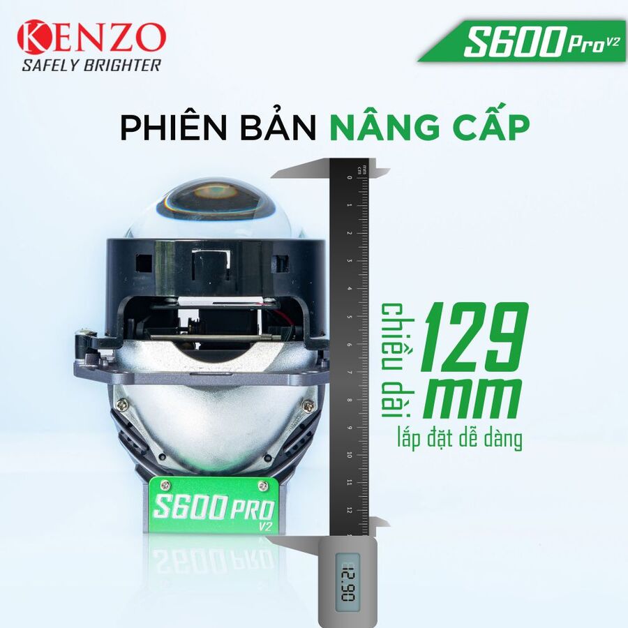 Bi Led hiệu suất cao Kenzo S600 Pro V2
