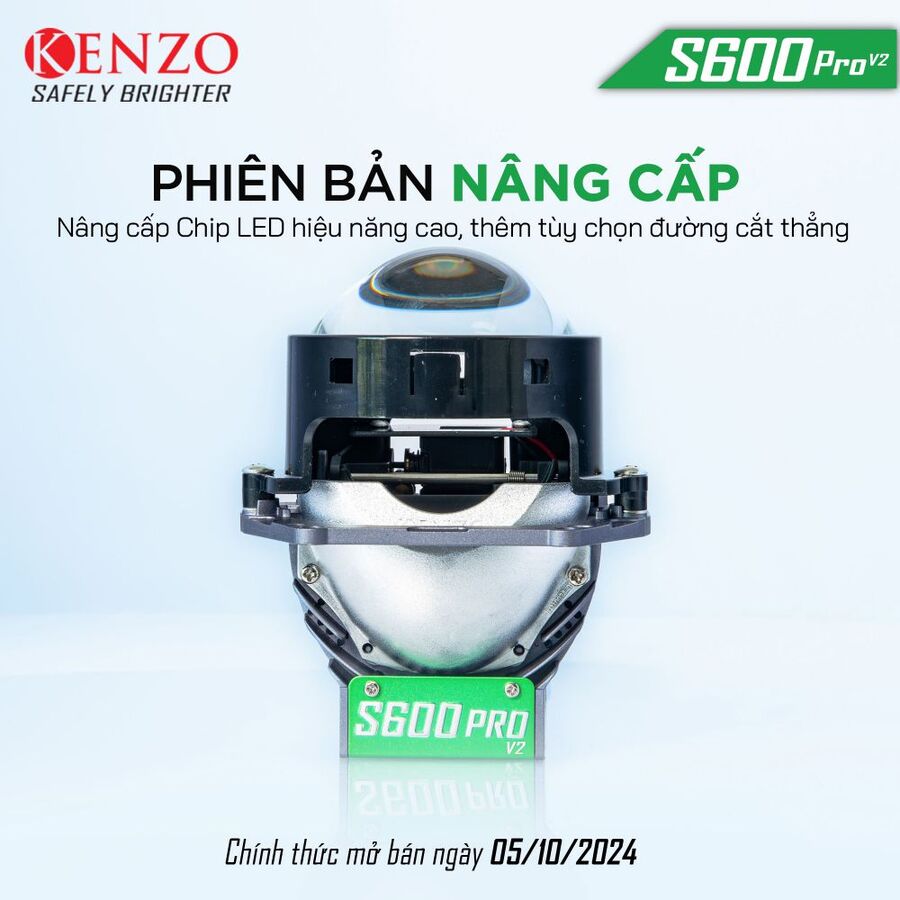Bi Led hiệu suất cao Kenzo S600 Pro V2