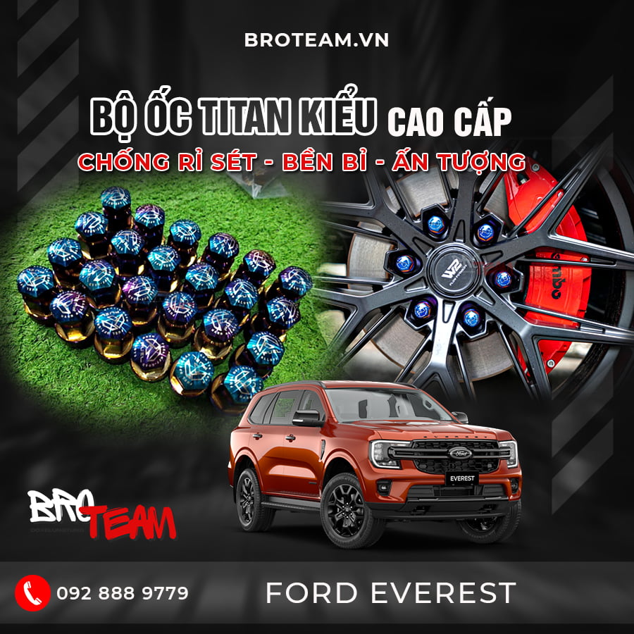 Bộ ốc Titan kiểu Ford Everest