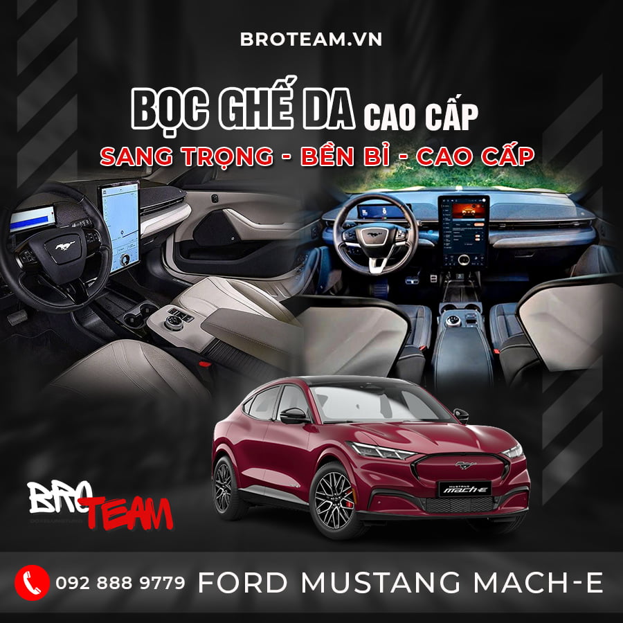 Bọc Ghế Da Ô Tô Ford Mustang Mach-E