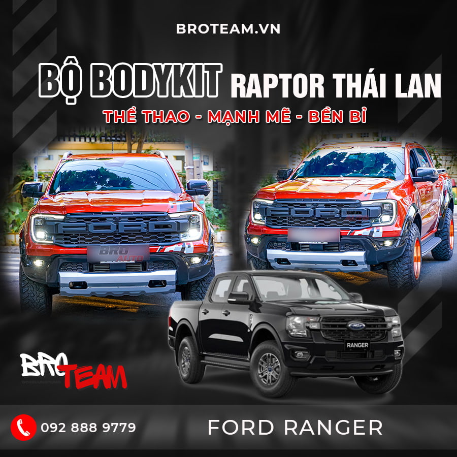 Bodykit Raptor Thái Lan cho Ford Ranger