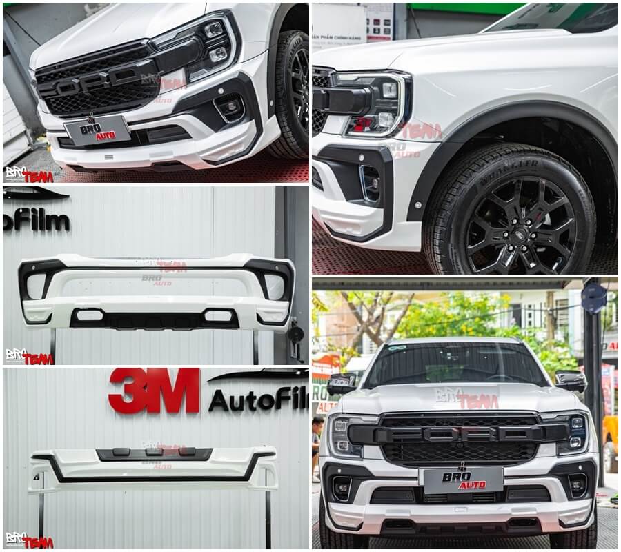 Bodykit Victor Thái Lan mặt ca lăng chữ Ford cho Ford Everest 