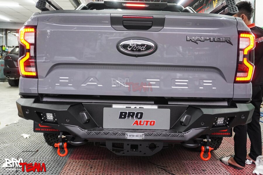 Cản sau Hamer Nova Series MX204 cho bán tải Ford Ranger & Mazda BT50 (2012+)