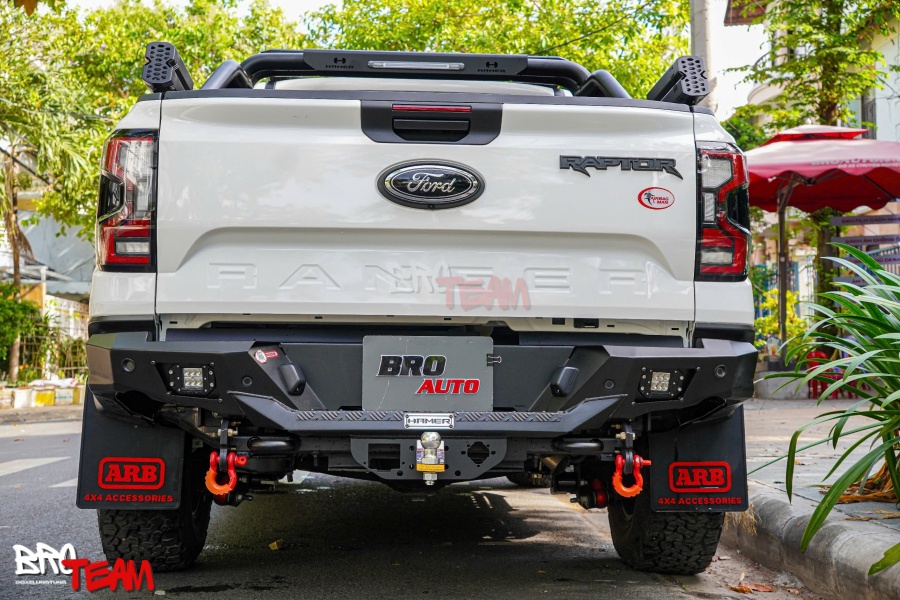 Cản sau Hamer Nova Series MX204 cho bán tải Ford Ranger & Mazda BT50 (2012+)