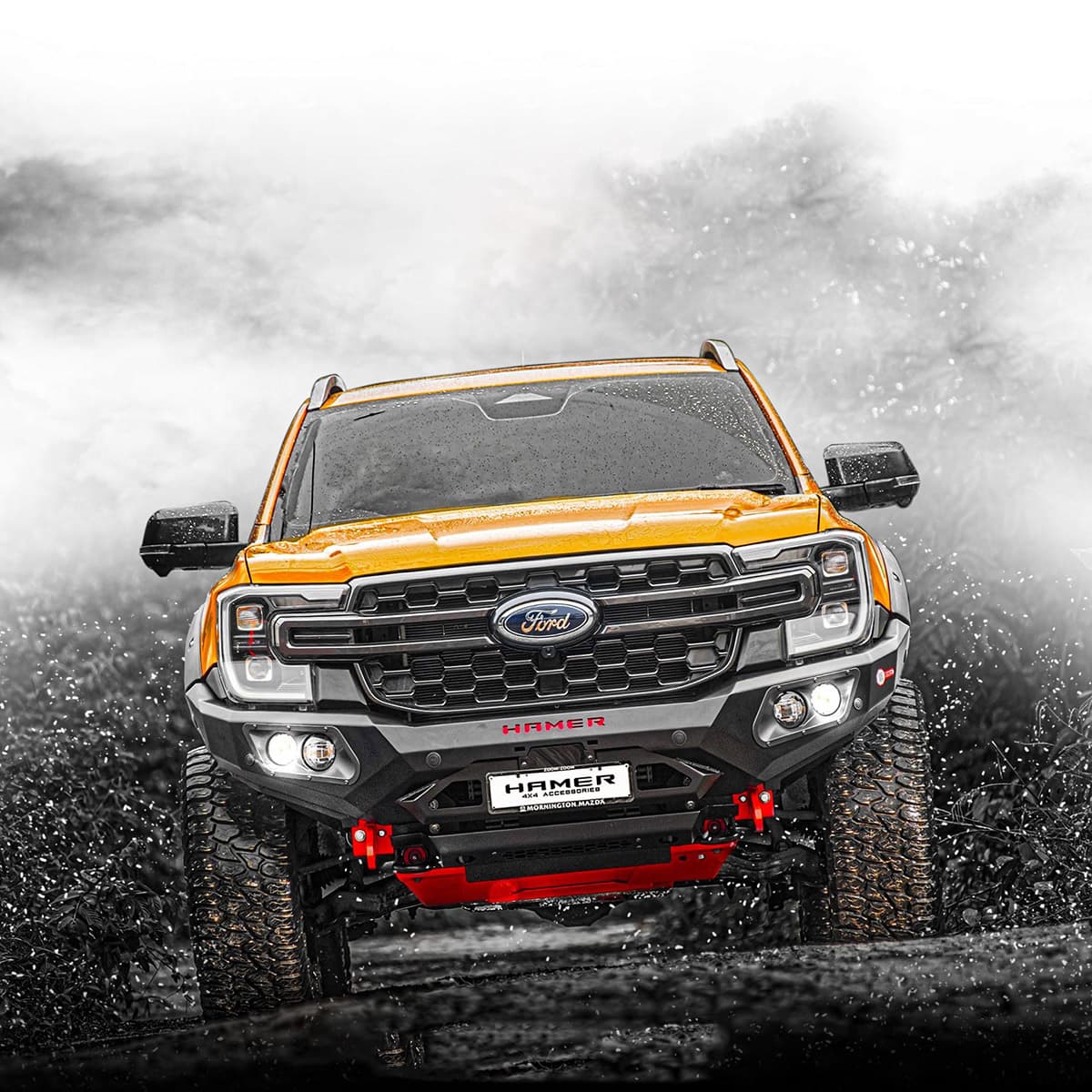 Cản trước Hamer King Series AM106 cho Ford Ranger và Everest Next Gen (2022+)