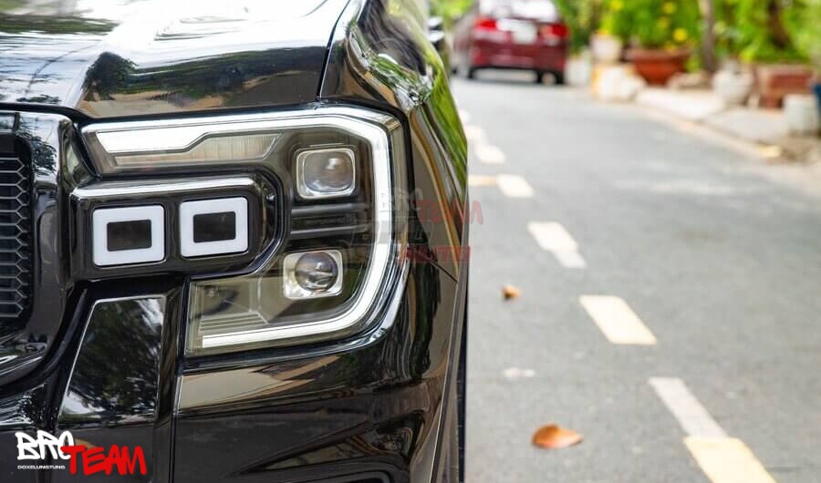 Cụm đèn pha Full LED 2 Projector phong cách MATRIX cho Ford Ranger 2023