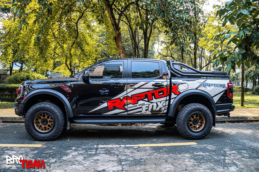Dán đổi màu xe Ford Ranger Raptor​