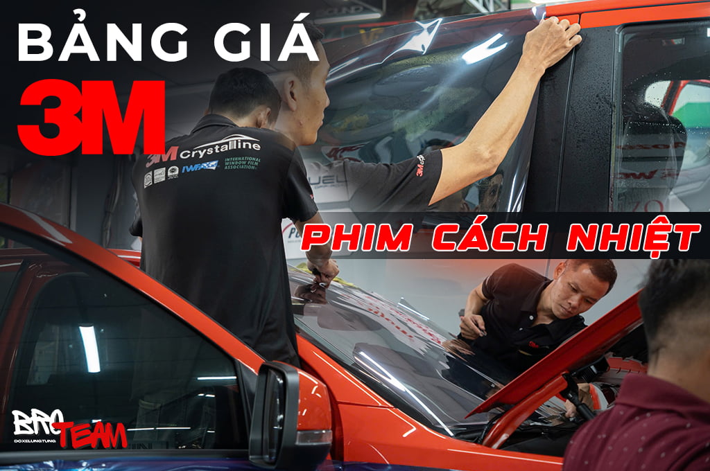 Dán phim cách nhiệt 3M cho xe Toyota Hilux