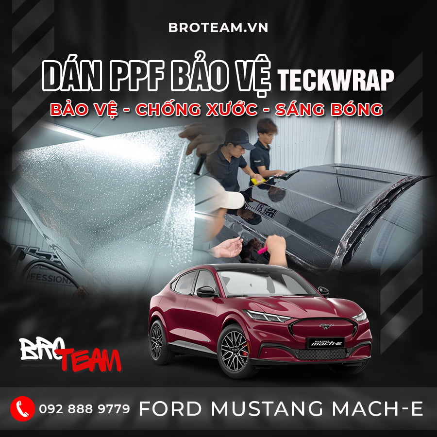 Dán PPF cho xe điện Ford Mustang Mach-E