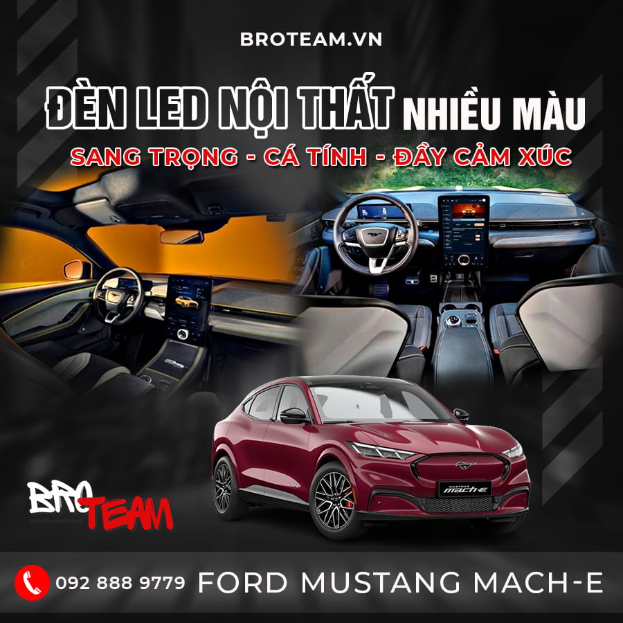 Đèn LED Nội Thất Ô Tô Ford Mustang Mach-E