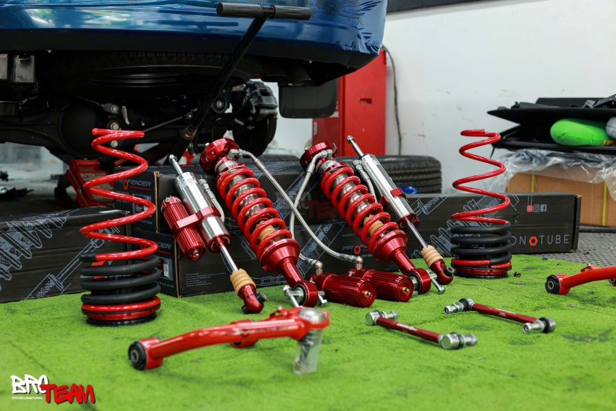Độ bộ phuộc giảm xóc Profender xe Toyota Hilux