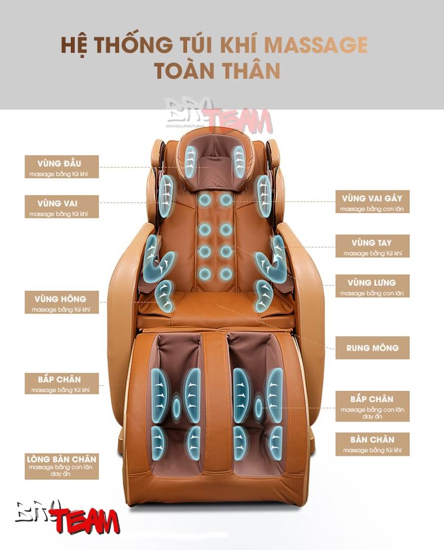 Độ Ghế Massage Ô Tô Volkswagen Viloran