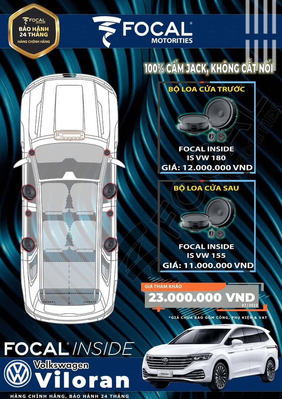 Độ Loa Xe Ô Tô Volkswagen Viloran