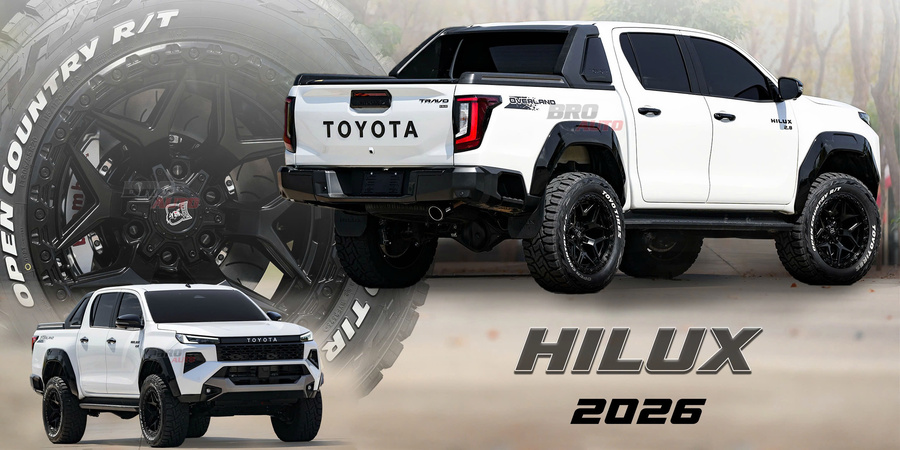 Độ mâm ô tô xe Toyota Hilux