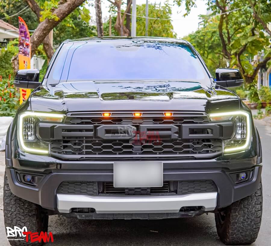 Độ Mặt Calang Ford Ranger Chữ Ford