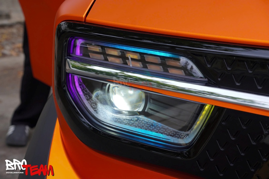 Độ mí led đổi màu Vinfast VF3