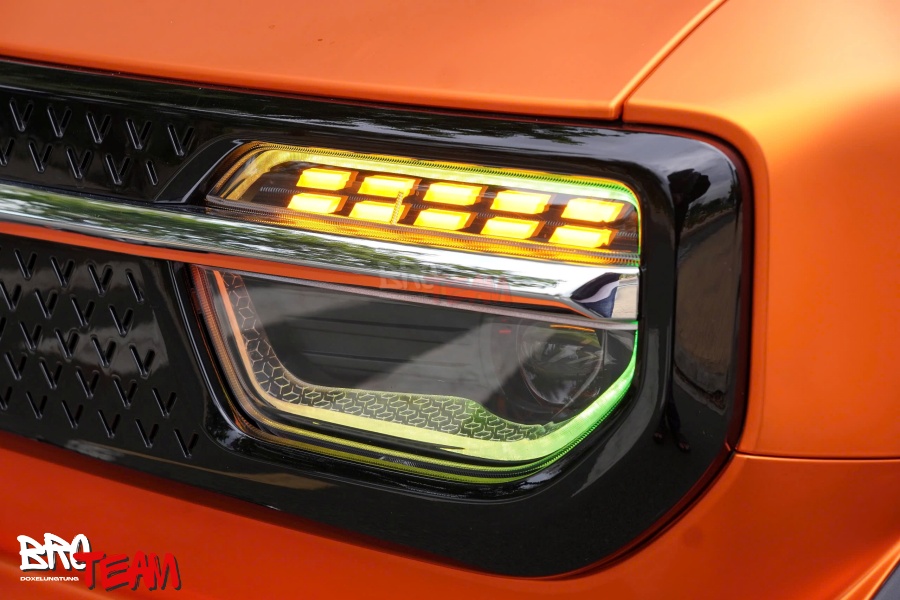 Độ mí led đổi màu Vinfast VF3