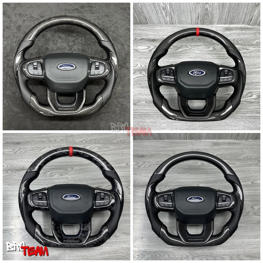 Độ vô lăng Carbon Ford Ranger