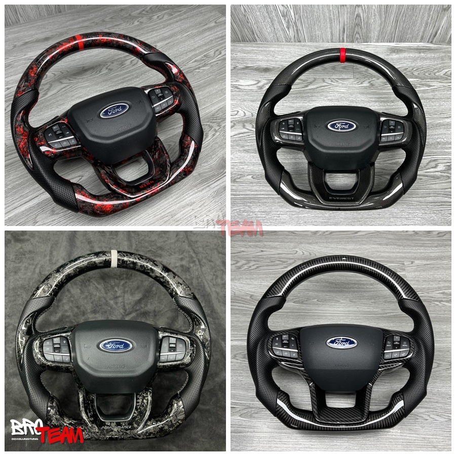 Độ vô lăng Carbon Ford Ranger