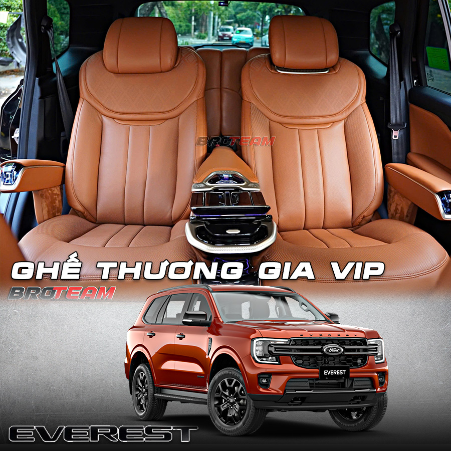 FORD EVEREST ĐỘ GHẾ THƯƠNG GIA VIP