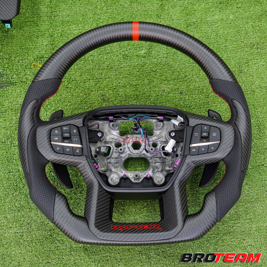 Nội thất Carbon Fiber mờ cho Ford Ranger Raptor