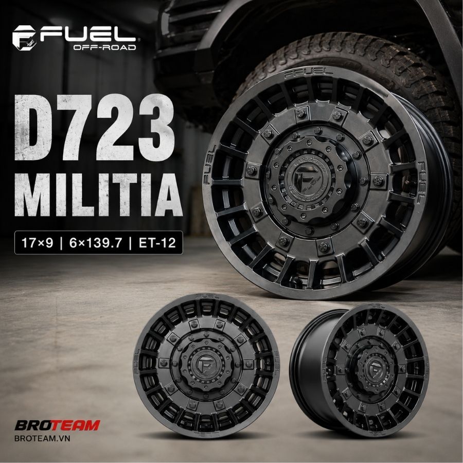 Mâm Fuel Militia D723