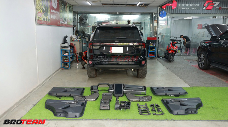 Full Bộ Ốp Carbon Fiber Nội Thất Everest