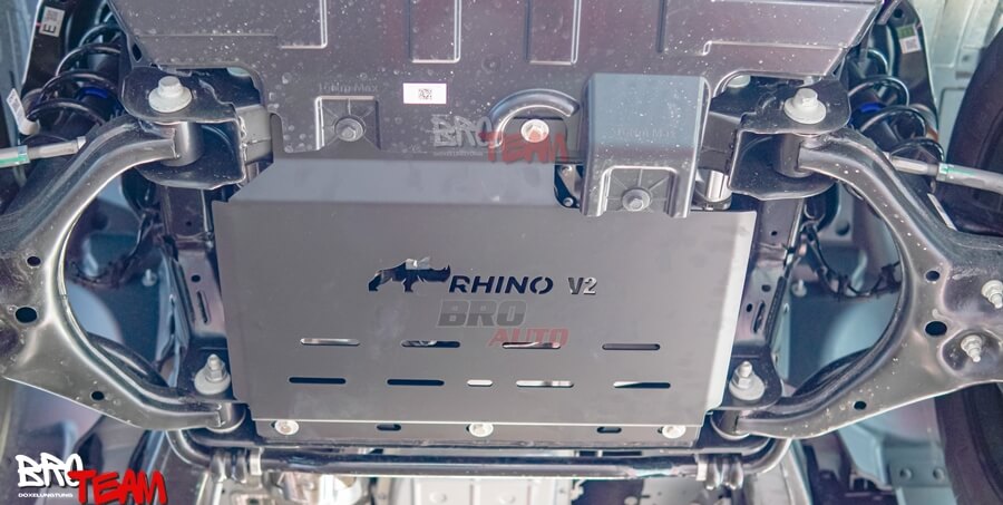 Giáp gầm Rhino bảo vệ thước lái xe Ford Ranger/Everest/Raptor
