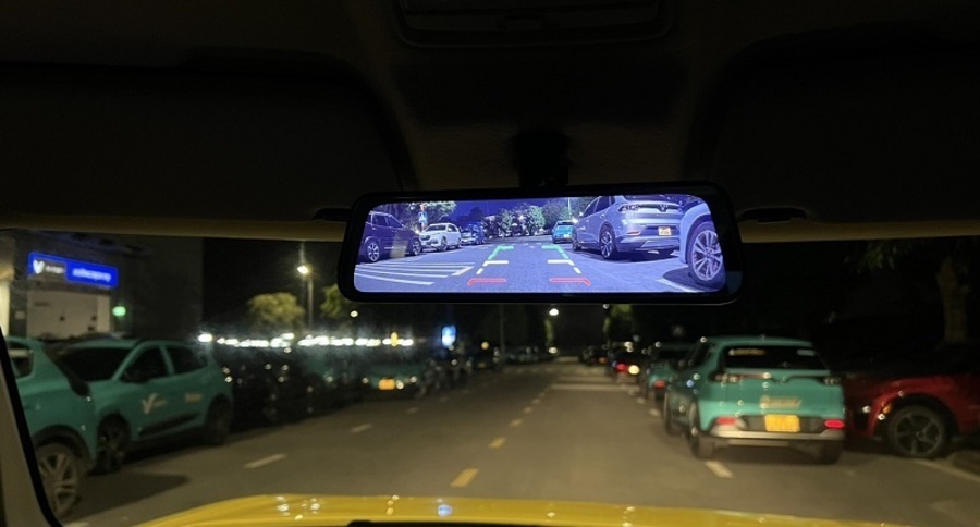 Gương Điện Có Camera Lùi Vinfast VF3 Quay Trước Sau