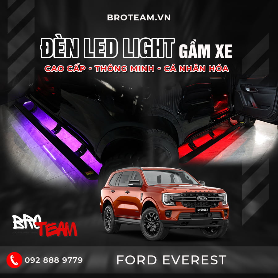 Led Light gầm xe Ford Everest