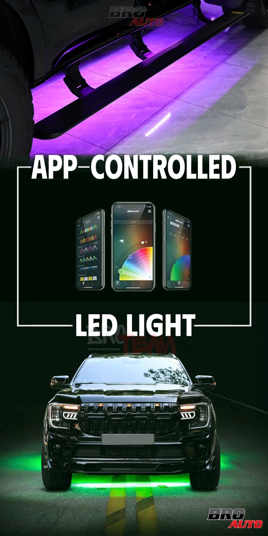 Led Light gầm xe Ford Everest