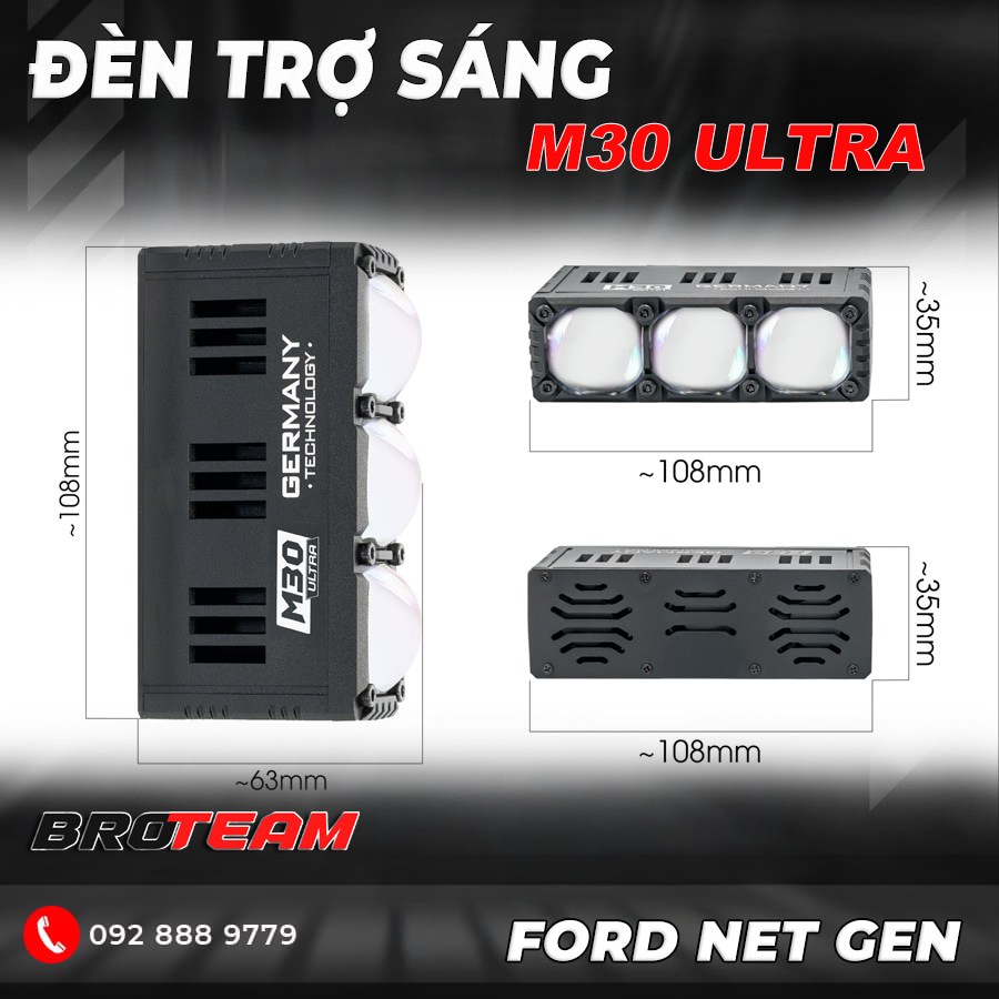 Đèn trợ sáng M30 Ultra