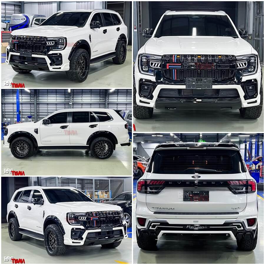 Mặt ca lăng Maserati Thái Lan cho Ford Everest