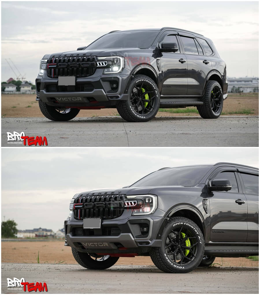Mặt ca lăng Maserati Thái Lan cho Ford Everest