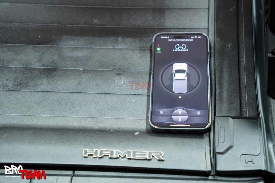 Nắp thùng cuộn điện Hamer cho xe Ford Ranger Raptor Next-Gen