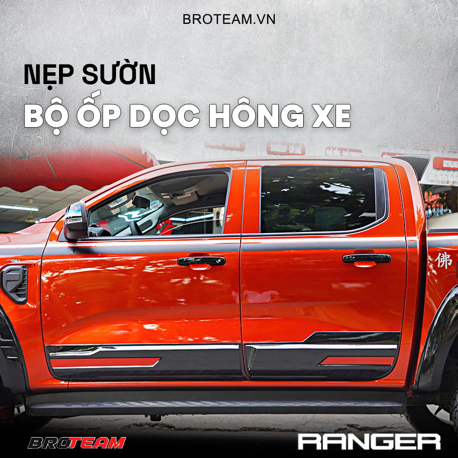 Nẹp Sườn Ford Ranger