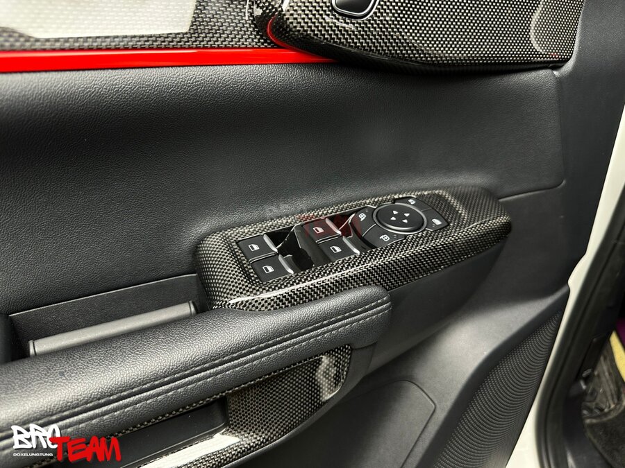 Ốp nội thất vân carbon Ford Ranger