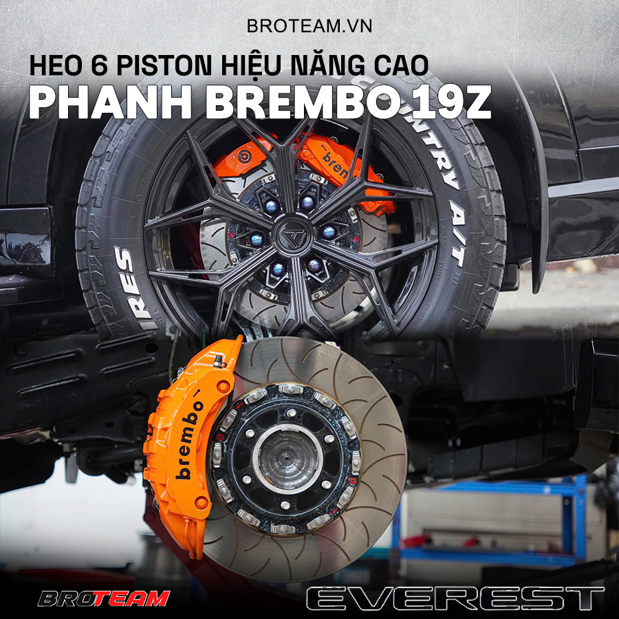 Phanh Brembo 19z cho Ford Everest