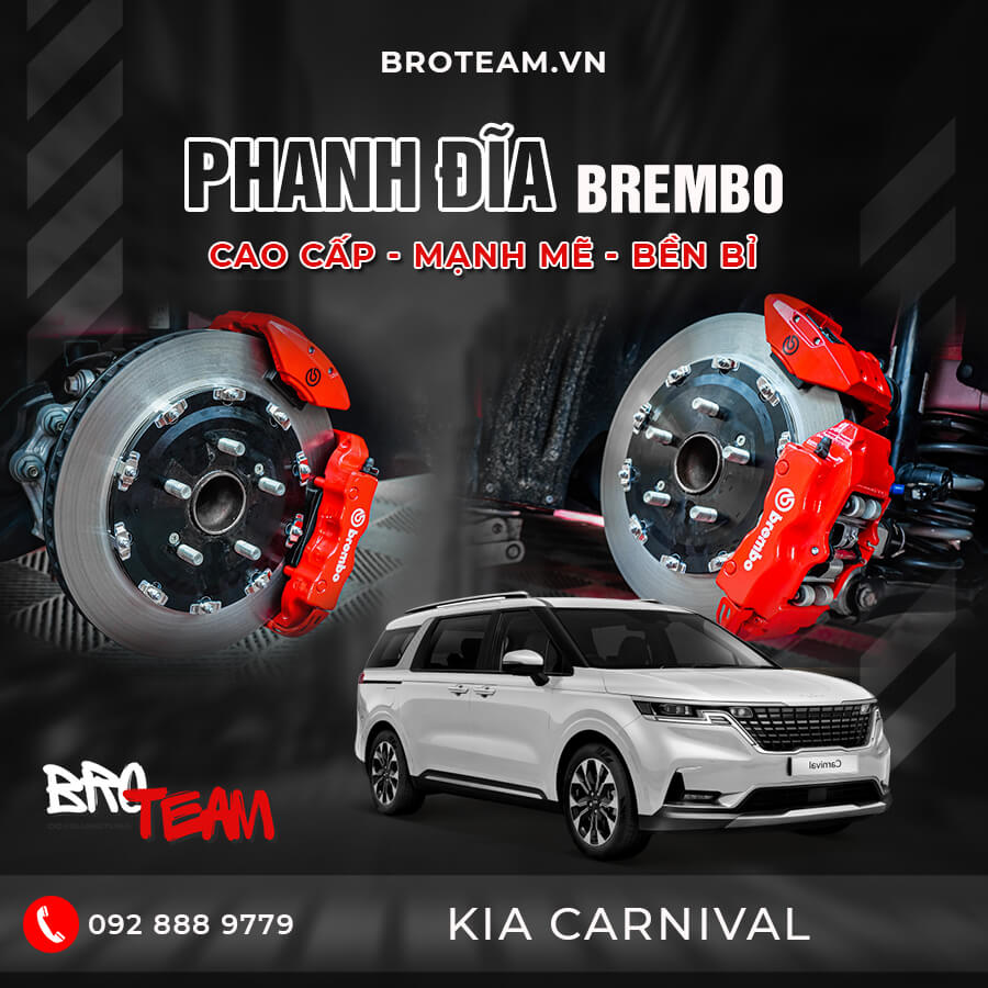 Phanh đĩa Brembo cho Kia Carnival