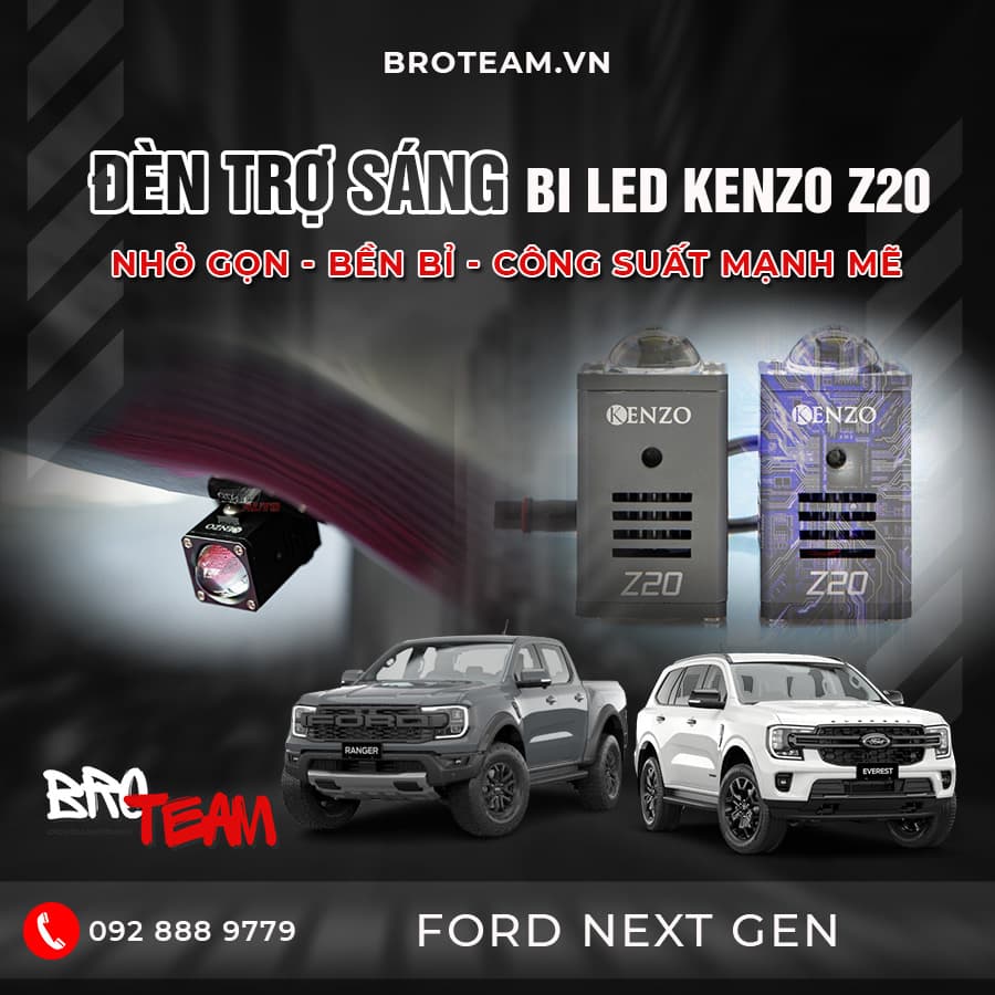 Đèn Trợ Sáng Bi Cầu Mini Kenzo Z20
