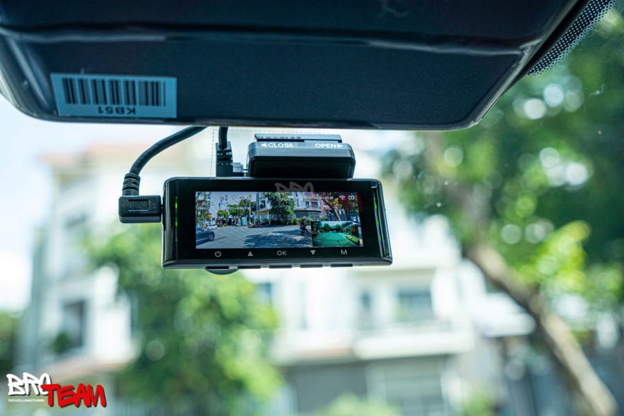 VF3 lắp Camera hành trình trước sau Vietmap Speedmap M1
