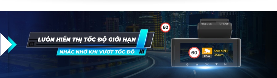 VF3 lắp Camera hành trình trước sau Vietmap Speedmap M1