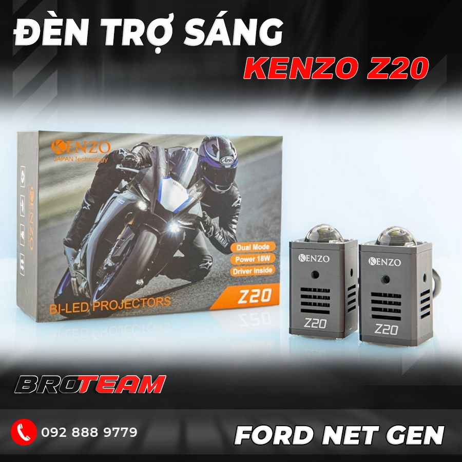Đèn Trợ Sáng Bi Cầu Mini Kenzo Z20