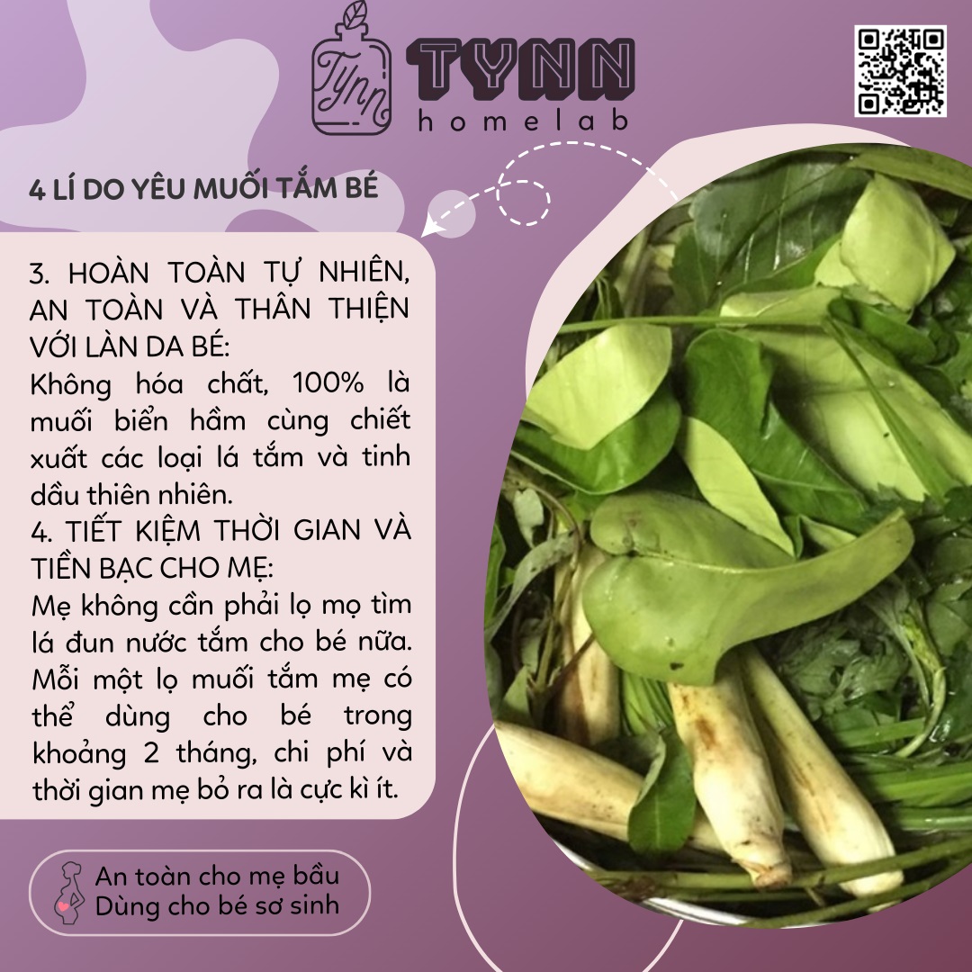 Muối Tắm cho bé