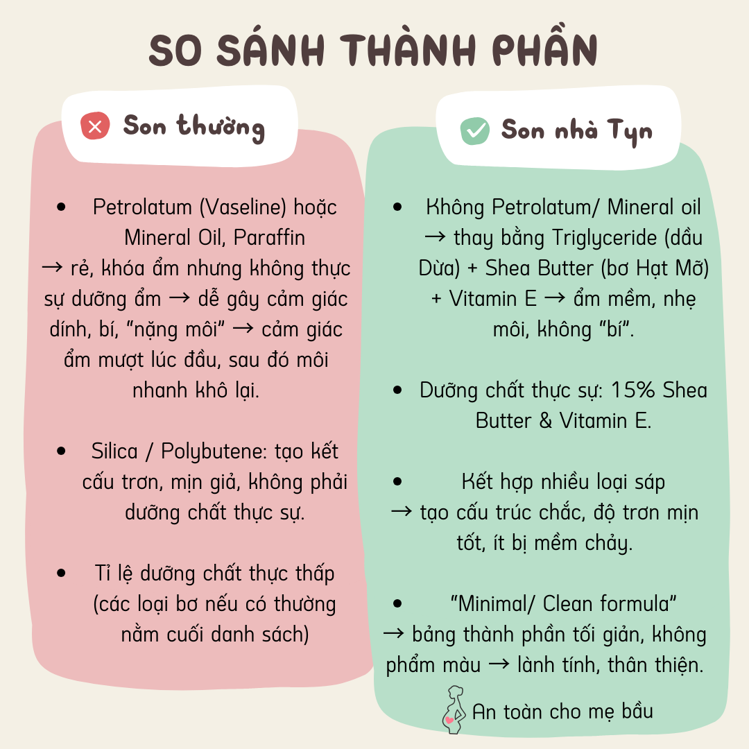 Son Dưỡng Không Màu