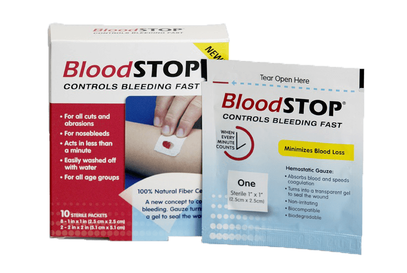 BloodSTOP ® Băng chăm sóc vết thương - Kiểm soát cầm máu nhanh – Thúc đẩy lành mô hiệu quả